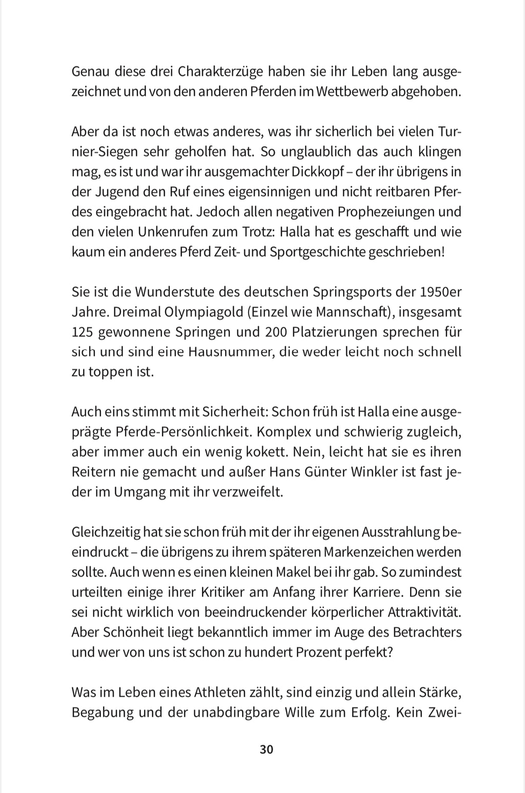HALLA oder: Aufs richtige Pferd gesetzt?
