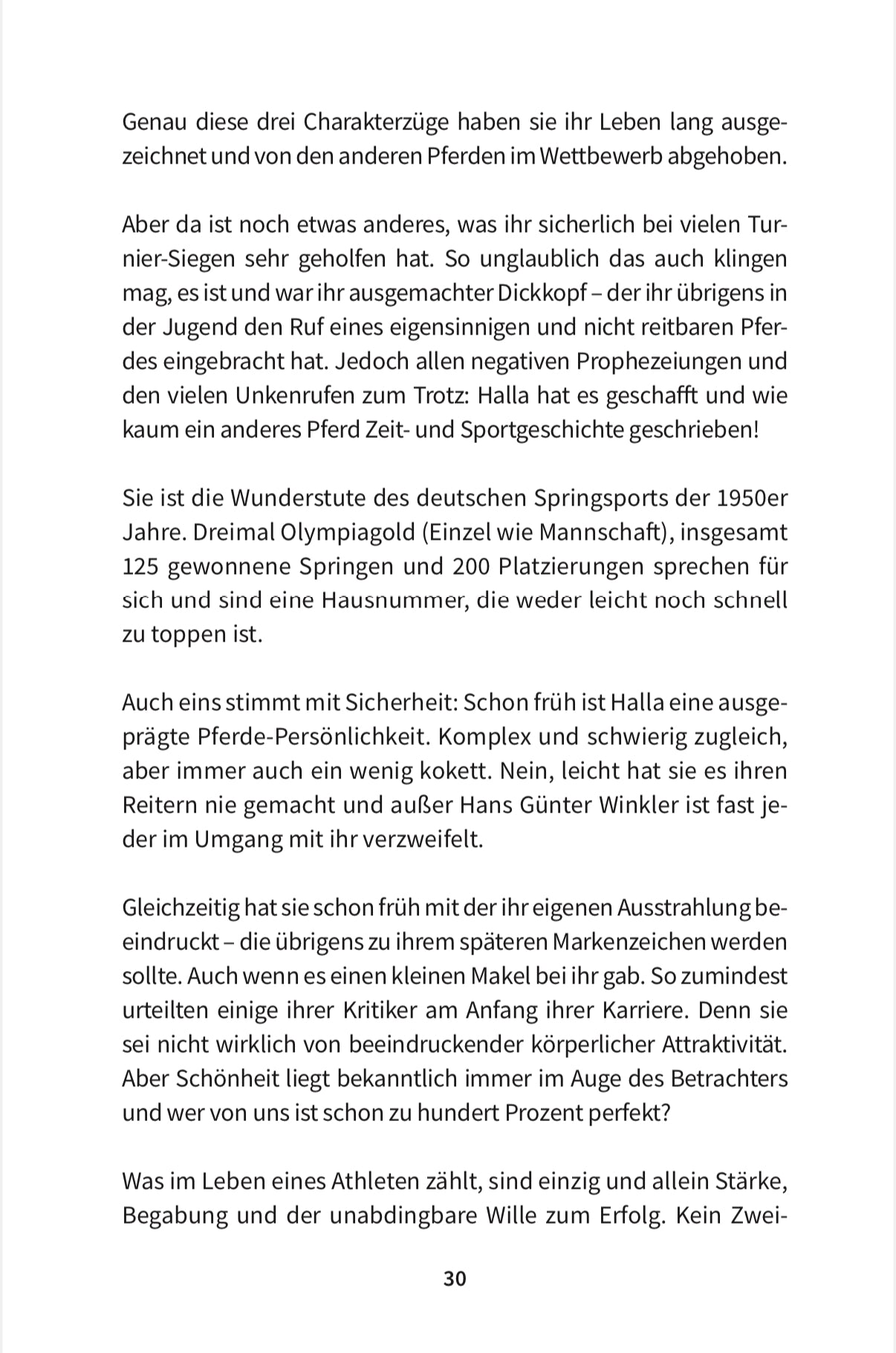 HALLA oder: Aufs richtige Pferd gesetzt?